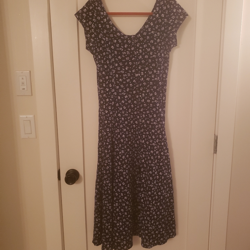 Vintage 90s maxi floral dress
